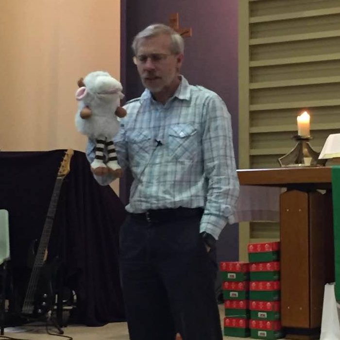 Dr Mark Worthing visiting